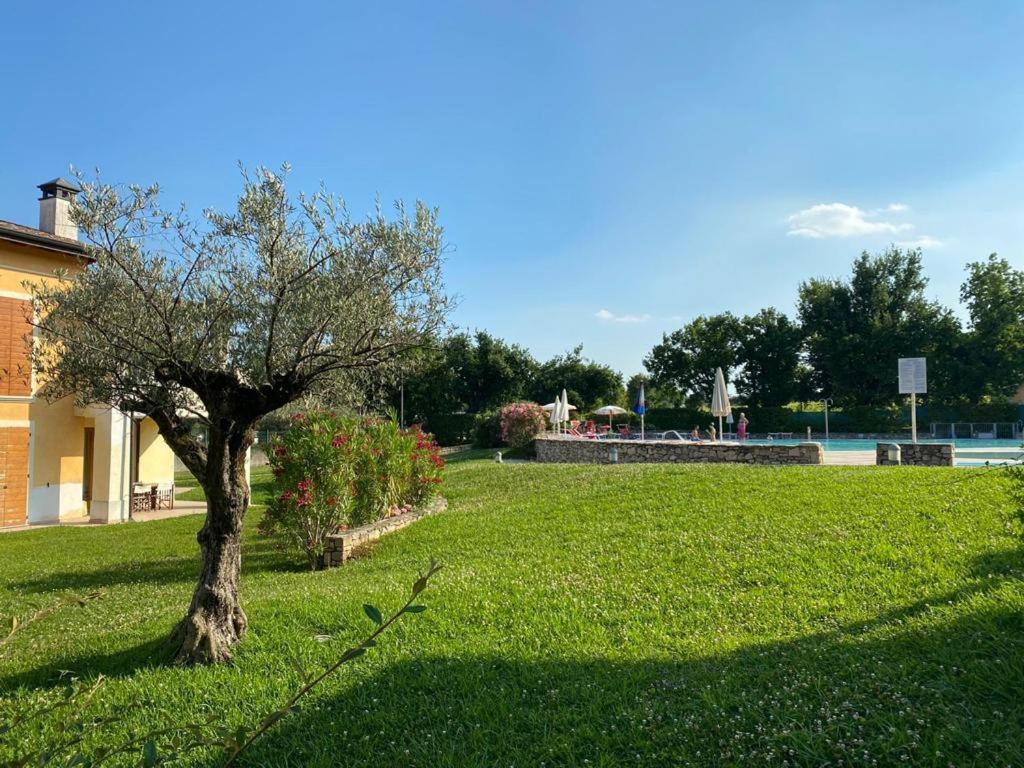 The Flowers - Apartments With Private Garden In Residence With Pool Manerba del Garda Exteriör bild